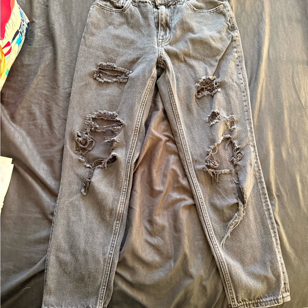 Aeropostale Ripped Black Women Jeans